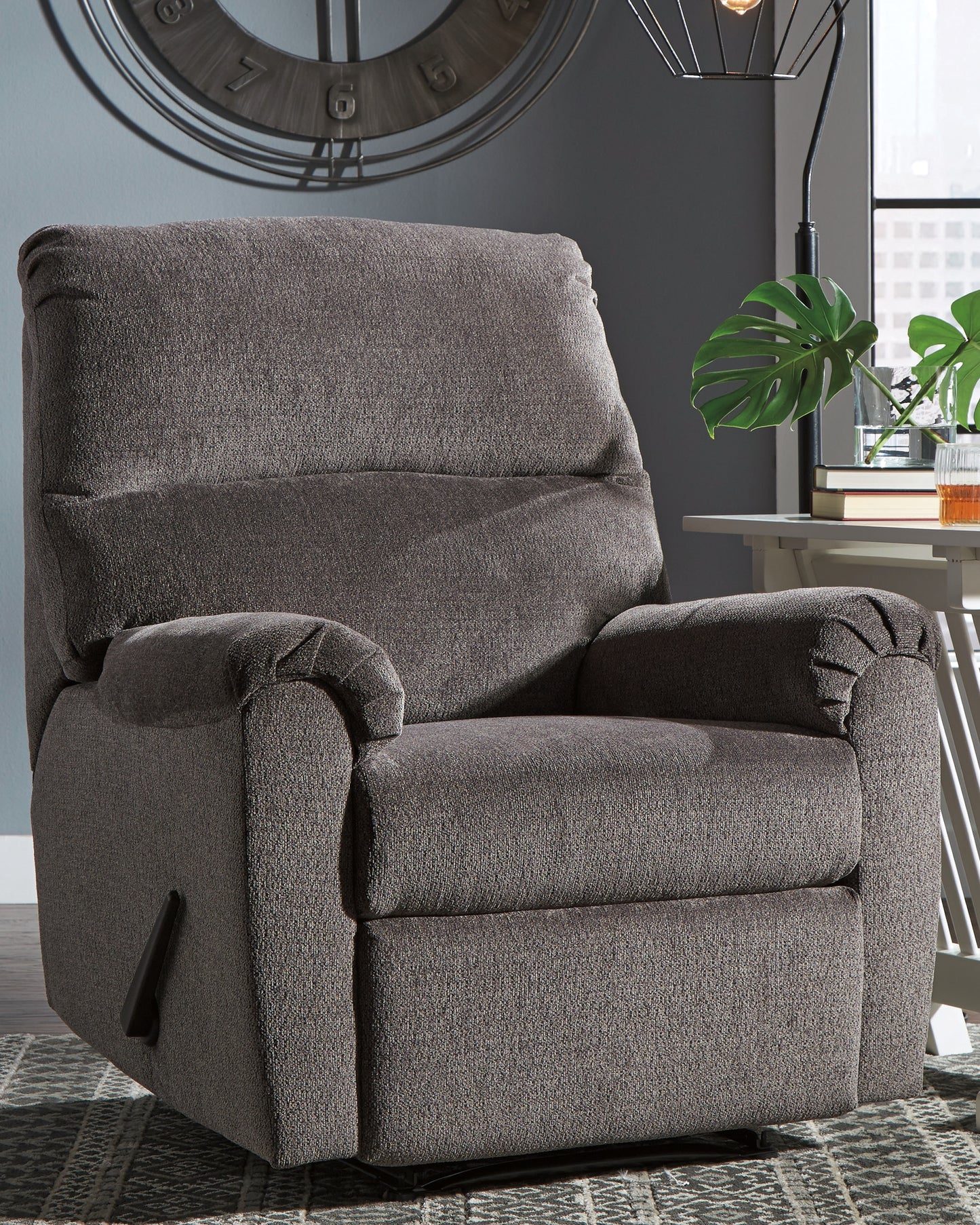 The Furniture Outlets - Ashley Furniture - Nerviano Living Room - Zero Wall Recliner / Gray - 1080329