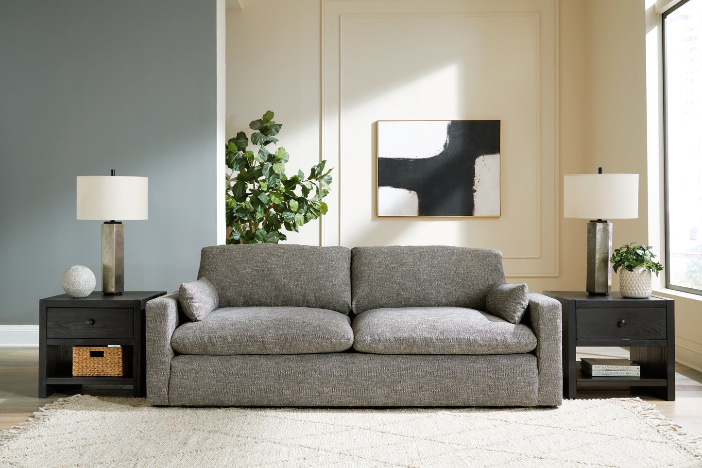 The Furniture Outlets - Ashley Furniture - Dramatic Living Room - Sofa / Granite - 1170238