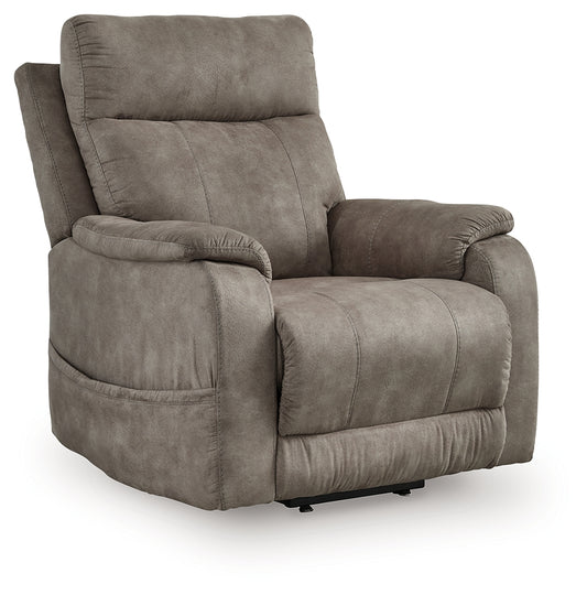 The Furniture Outlets - Ashley Furniture - Crestmeade Living Room - Power Lift Recliner / Fossil - 1350312