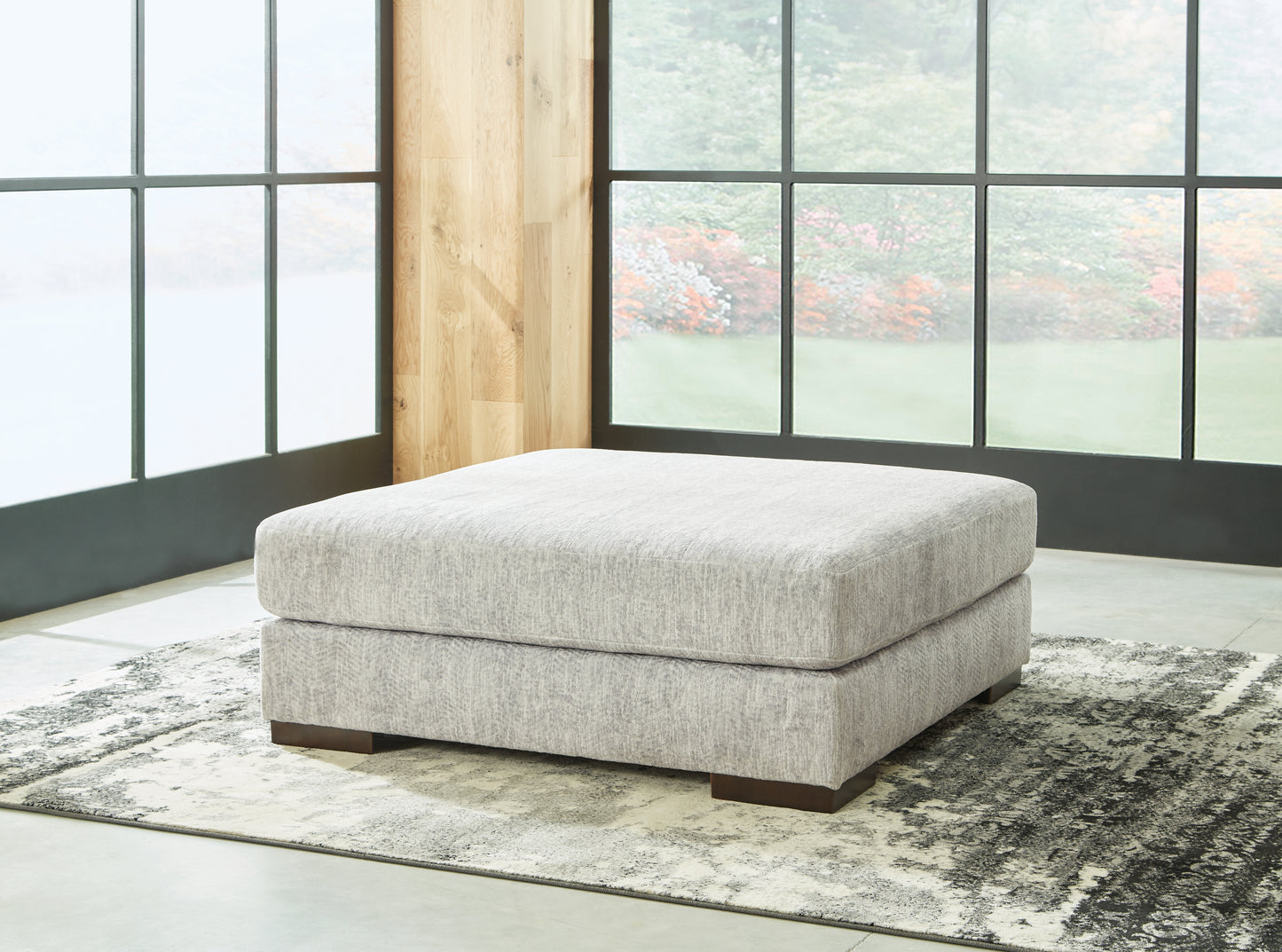 The Furniture Outlets - Ashley Furniture - Regent Park Living Room - Oversized Accent Ottoman / Pewter - 1440408