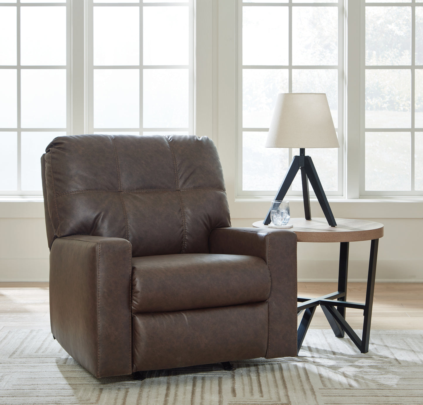 The Furniture Outlets - Ashley Furniture - Barlin Mills Living Room - Rocker Recliner / Umber - 1700325