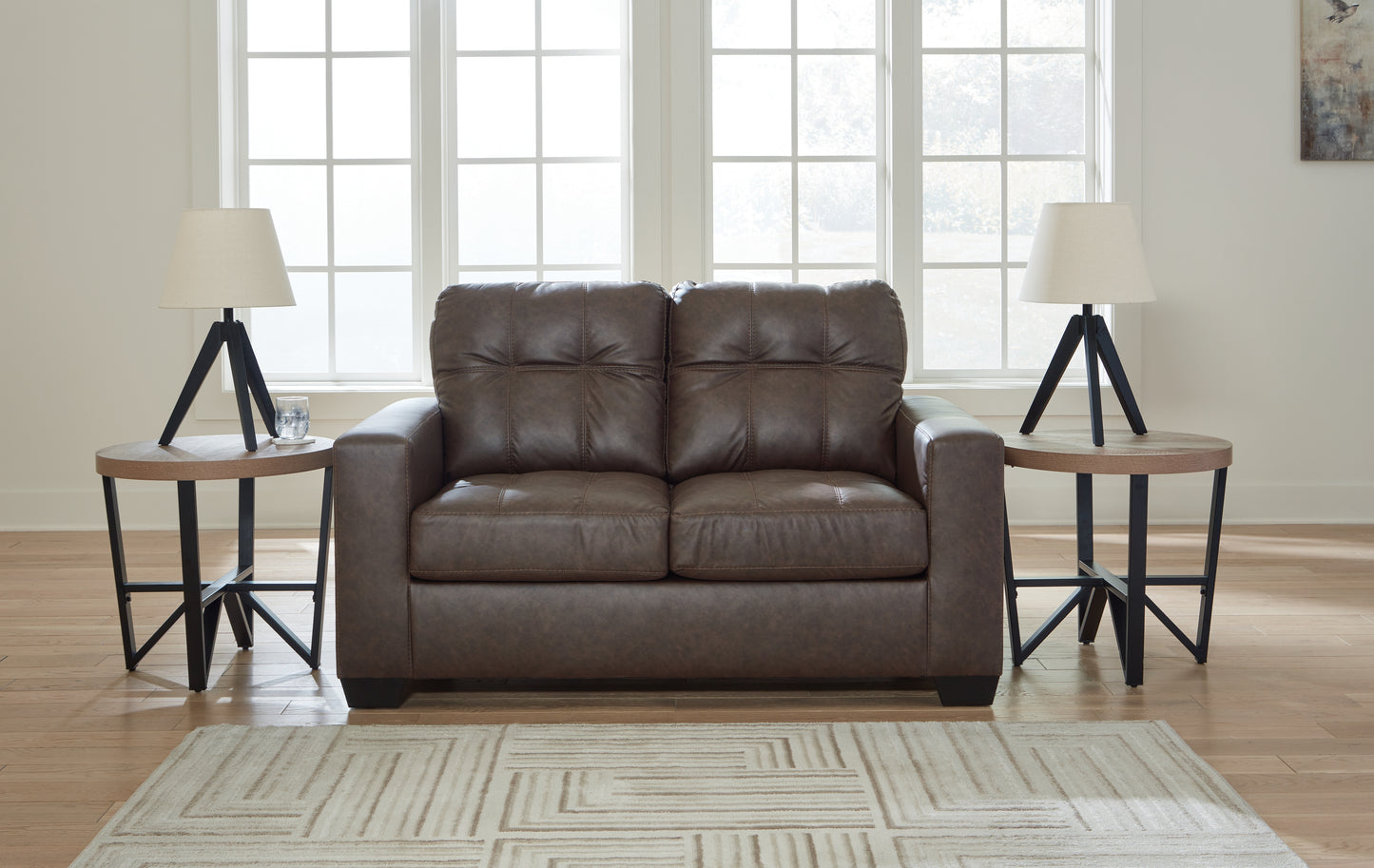 The Furniture Outlets - Ashley Furniture - Barlin Mills Living Room - Loveseat / Umber - 1700335