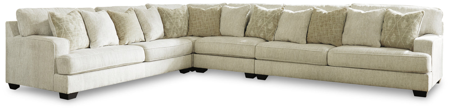 The Furniture Outlets - Ashley Furniture - Rawcliffe Sectional - LAF 3-Piece Sectional / Parchment - 19604S1
