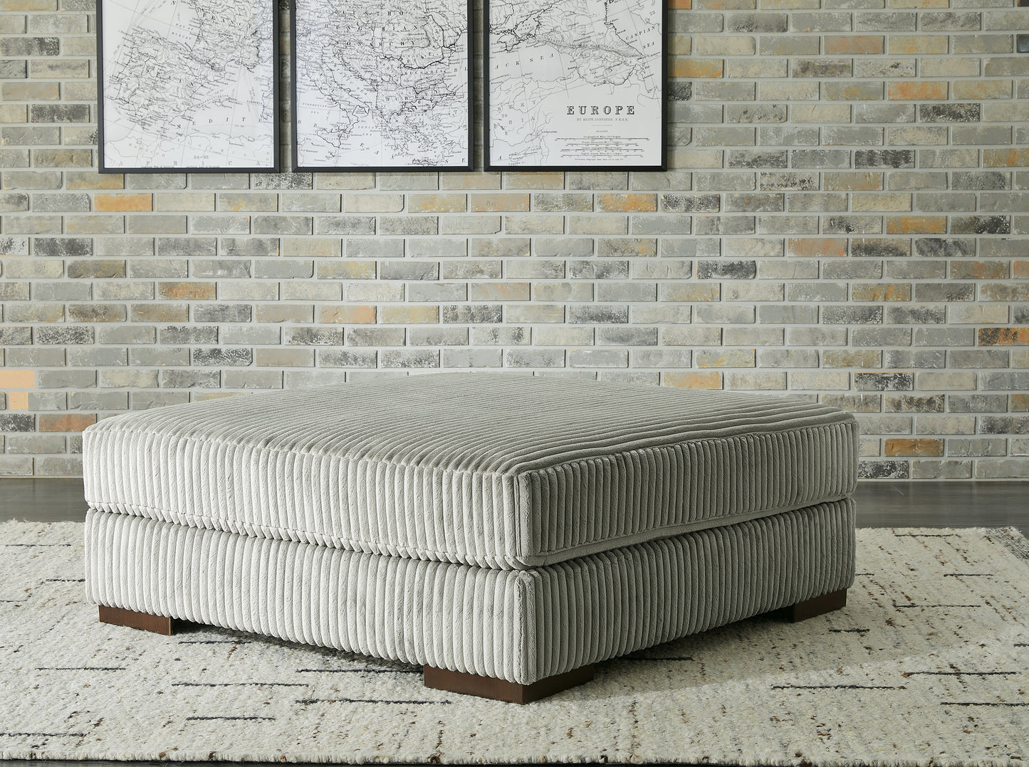 The Furniture Outlets - Ashley Furniture - Lindyn Living Room - Oversized Accent Ottoman / Ivory - 2110408