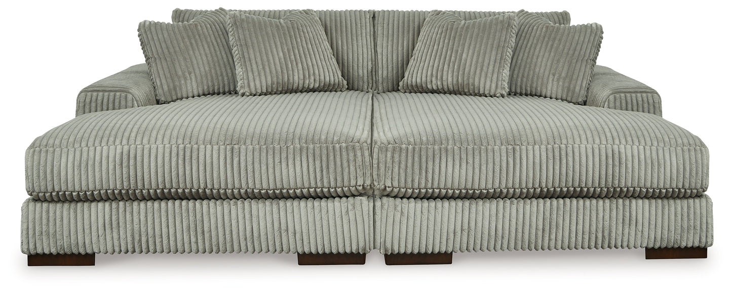 The Furniture Outlets - Ashley Furniture - Lindyn Sectional - RAF Super Chaise / Fog - 21105S11
