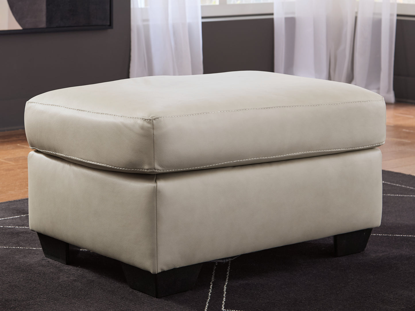 The Furniture Outlets - Ashley Furniture - Santorine Living Room - Ottoman / Bone - 2170814