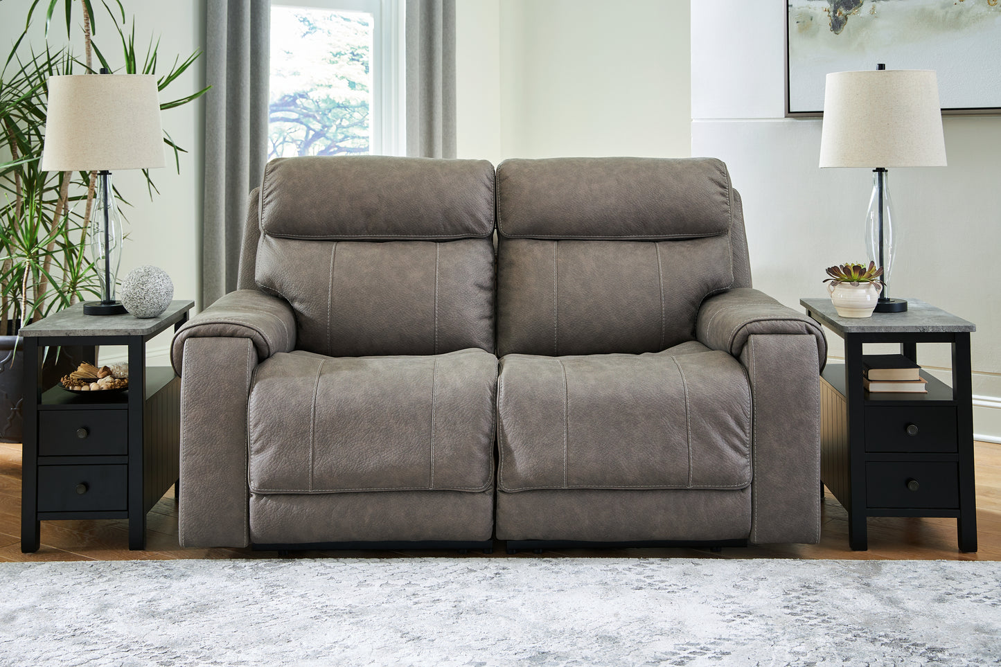 The Furniture Outlets - Ashley Furniture - Starbot Sectional - 3-Piece Power Reclining Sectional Sofa / Fossil - 23501S3