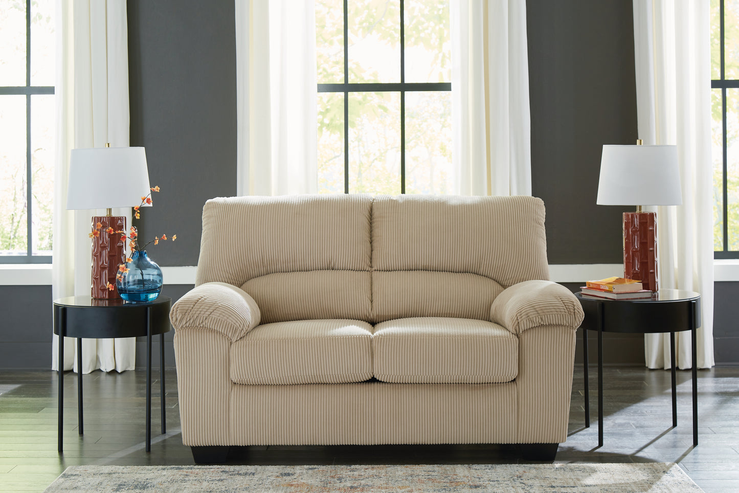 The Furniture Outlets - Ashley Furniture - SimpleJoy Living Room - Loveseat / Sand - 2420335