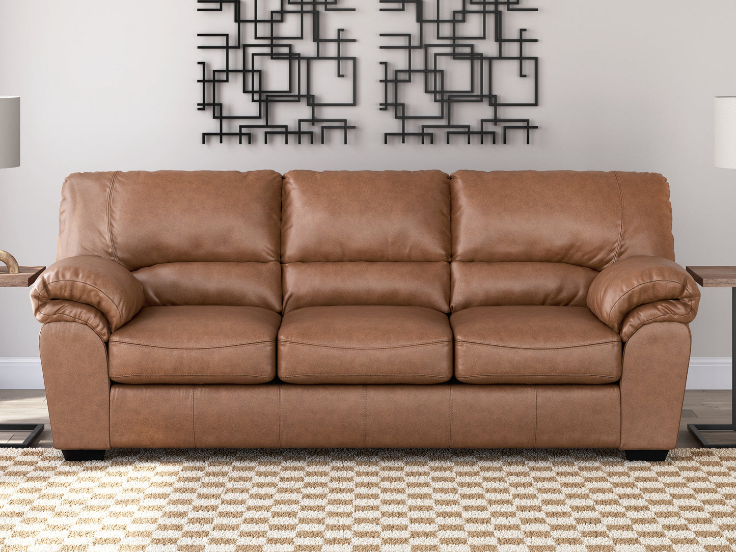 The Furniture Outlets - Ashley Furniture - WillowBend Living Room - Sofa / Caramel - PC2770438