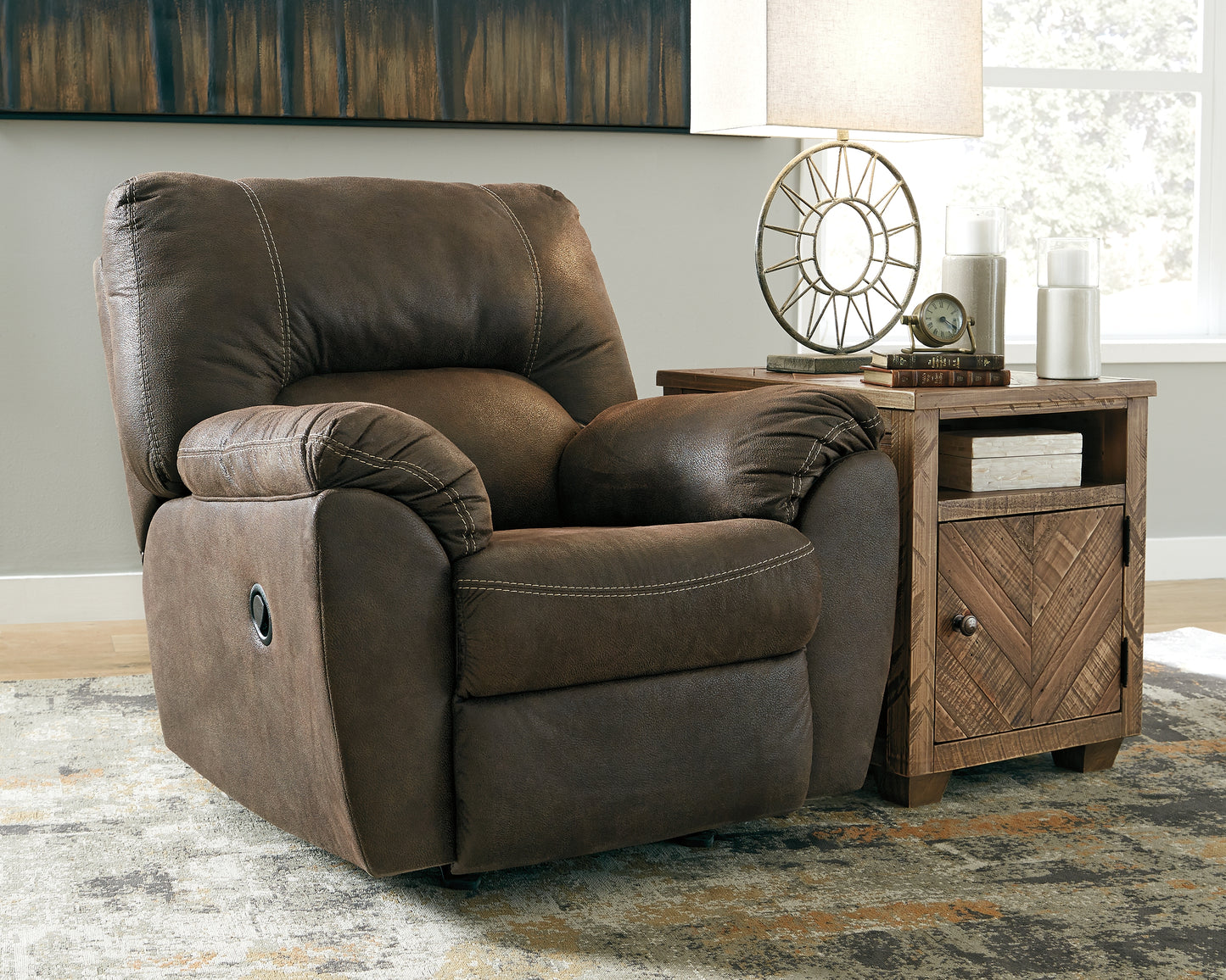 The Furniture Outlets - Ashley Furniture - Tambo Living Room - Rocker Recliner / Canyon - 2780225