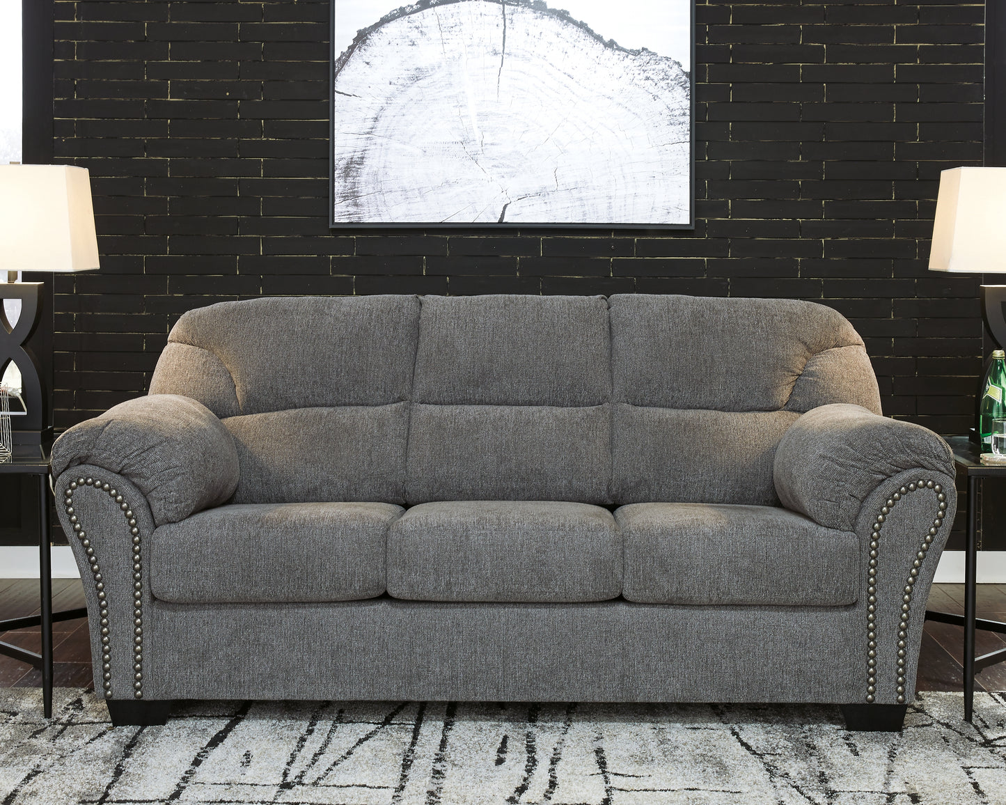 The Furniture Outlets - Ashley Furniture - Allmaxx Living Room - Sofa / Pewter - 2810538