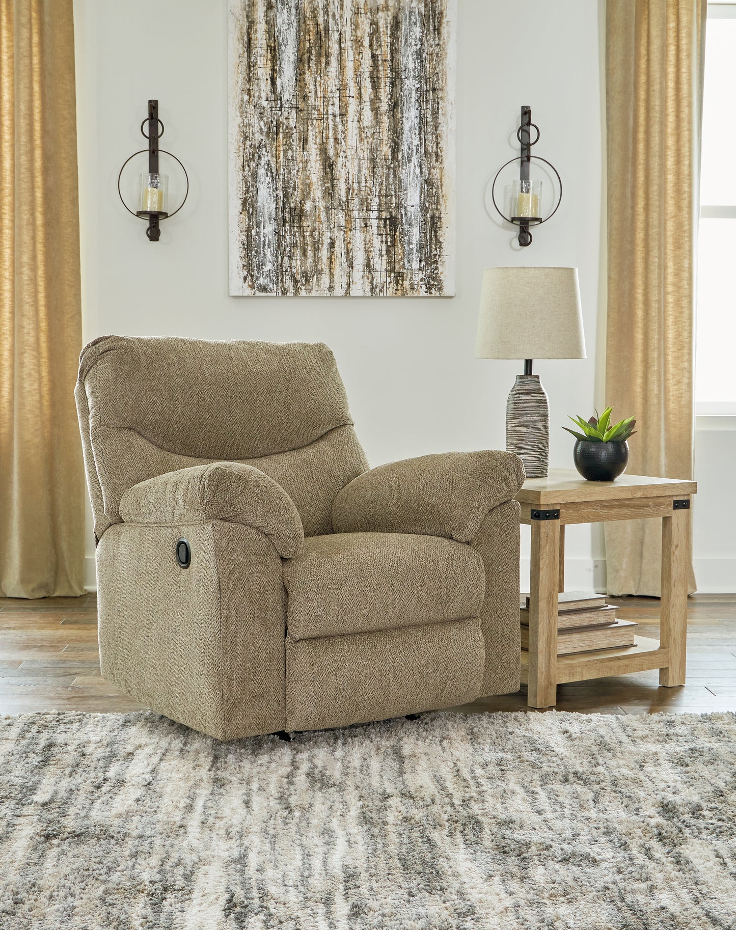 The Furniture Outlets - Ashley Furniture - Alphons Living Room - Rocker Recliner / Briar - 2820225
