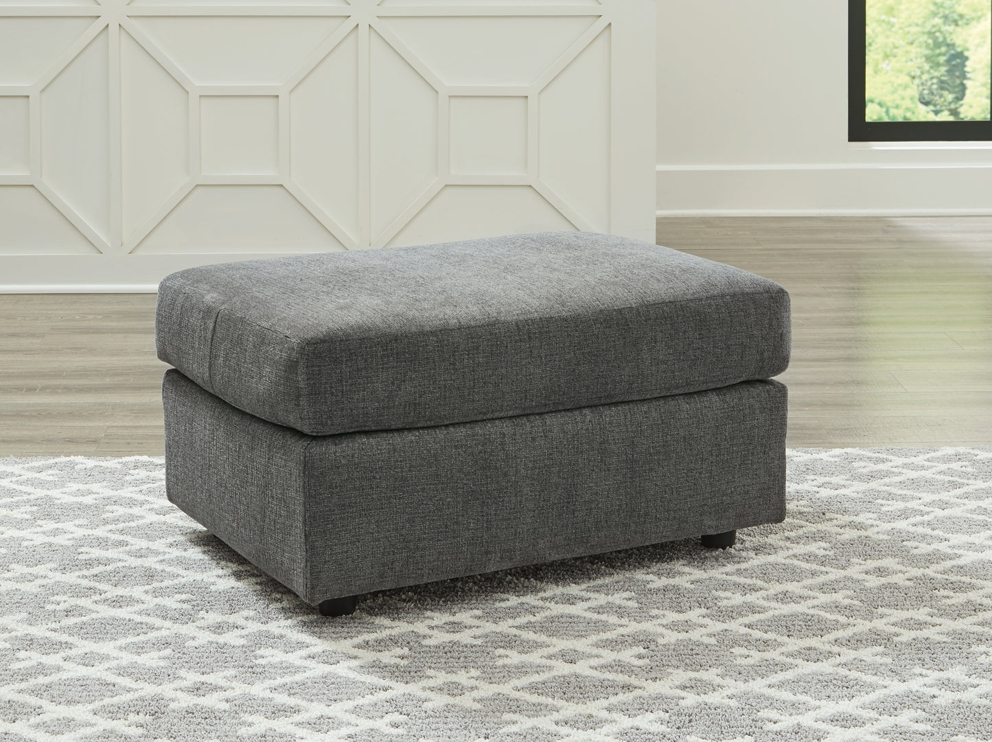 The Furniture Outlets - Ashley Furniture - Stairatt Living Room - Ottoman / Gravel - 2850214