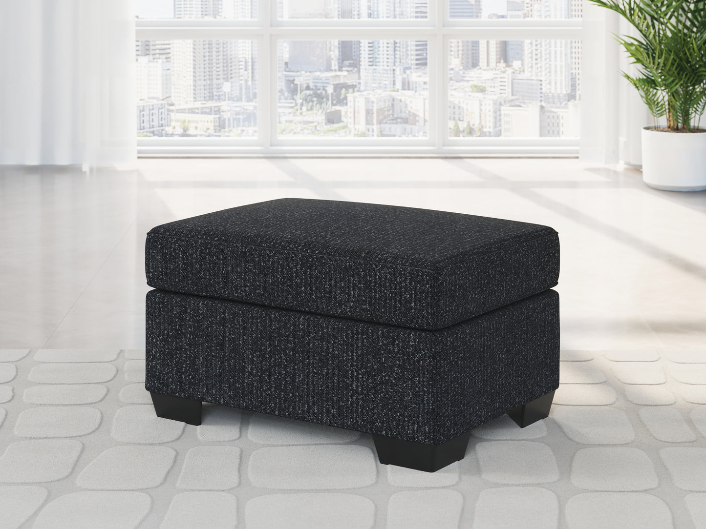 The Furniture Outlets - Ashley Furniture - Jasmine Peaks Living Room - Ottoman / Coal - 2890414