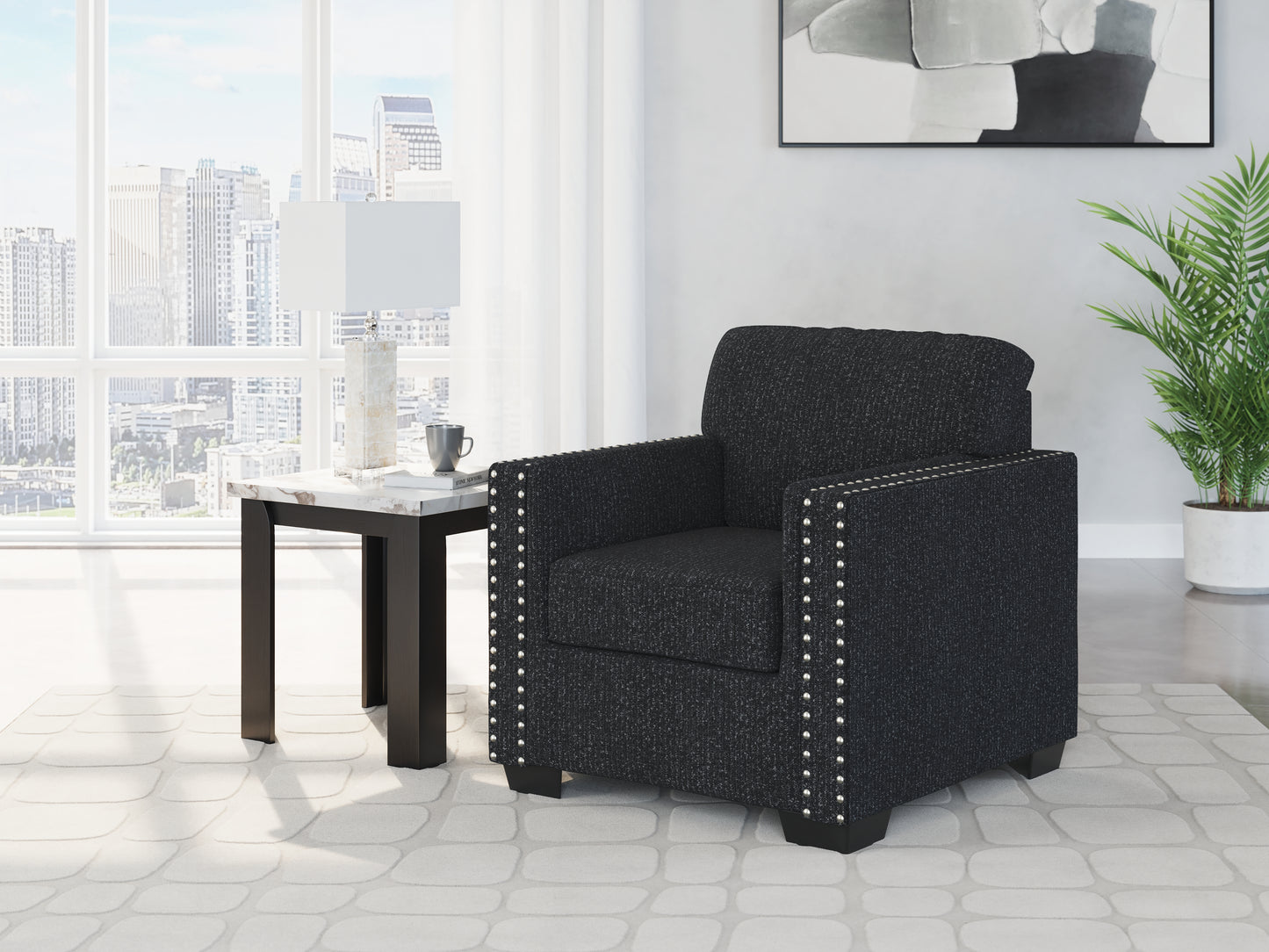 The Furniture Outlets - Ashley Furniture - Jasmine Peaks Living Room - Chair / Coal - 2890420