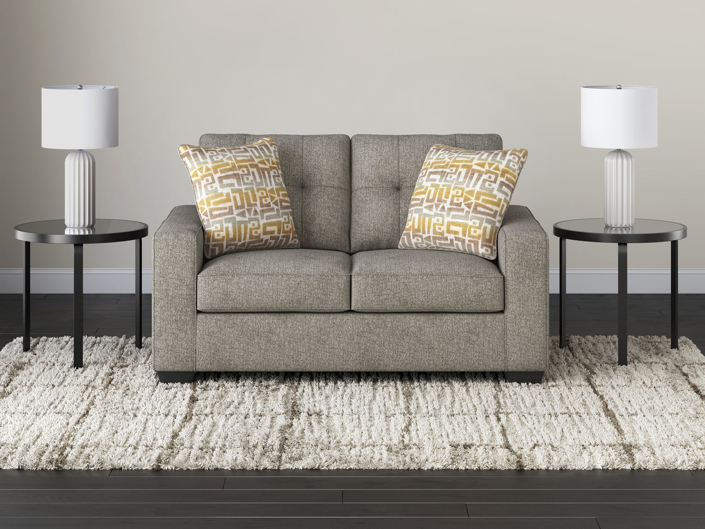 The Furniture Outlets - Ashley Furniture - Larimer Living Room - Loveseat / Iron - PC2920435