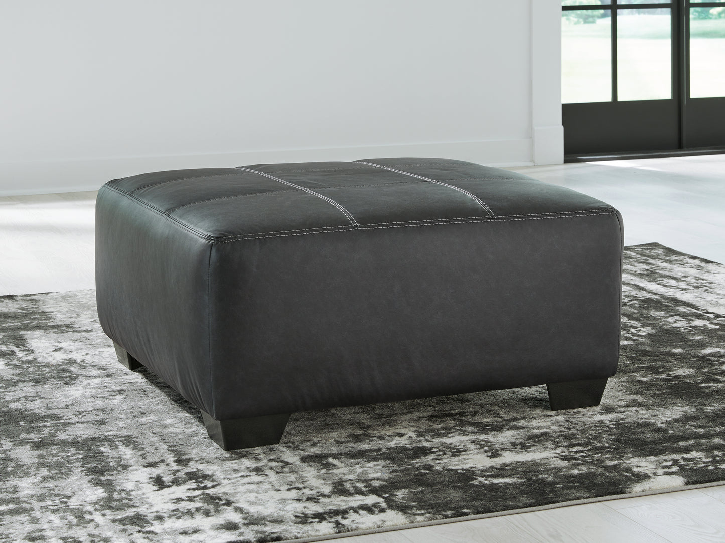 The Furniture Outlets - Ashley Furniture - Brixley Pier Living Room - Oversized Accent Ottoman / Graphite - 2990608