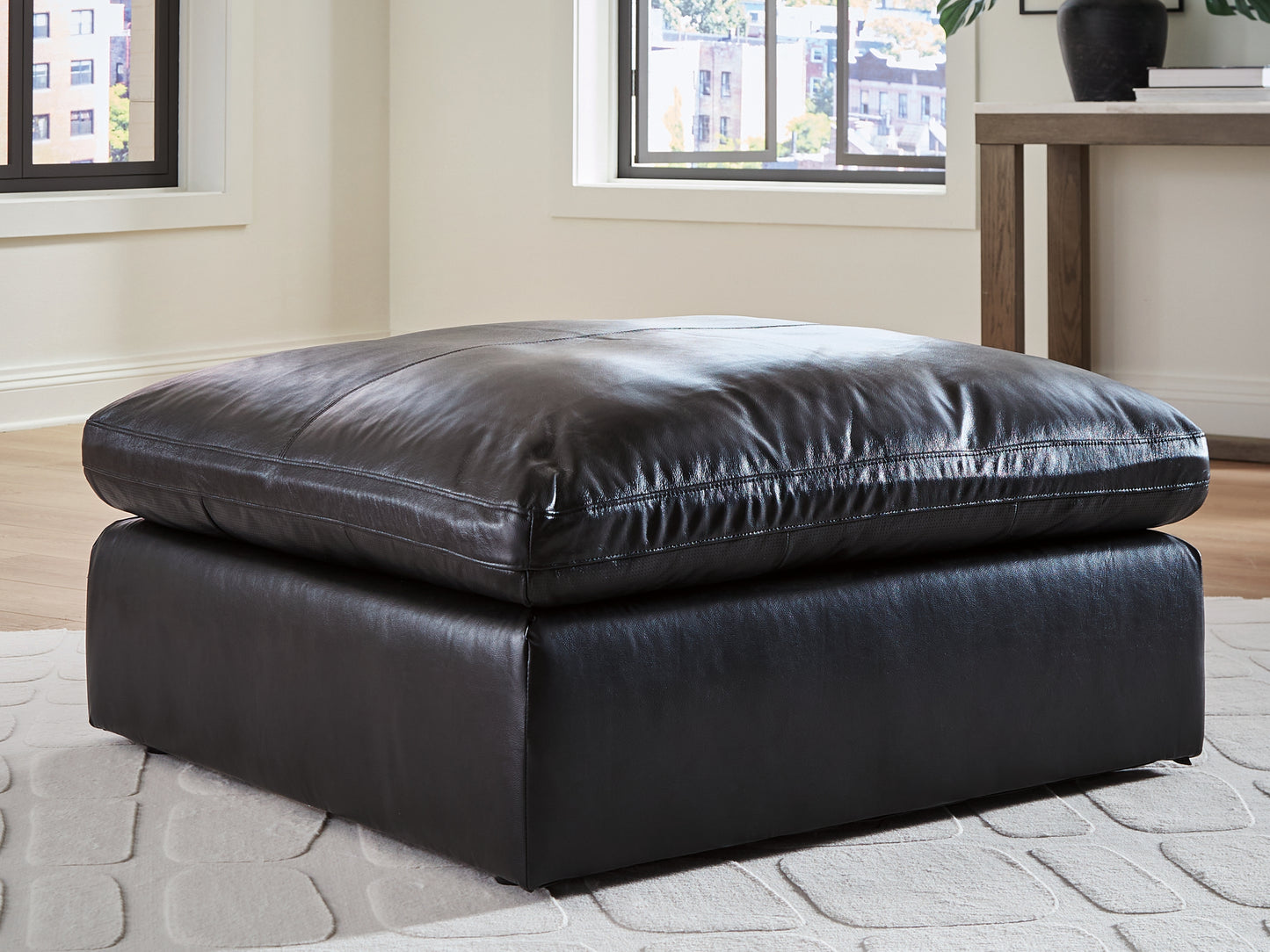 The Furniture Outlets - Ashley Furniture - Emilia Sectional - Oversized Accent Ottoman / Black - 3090208