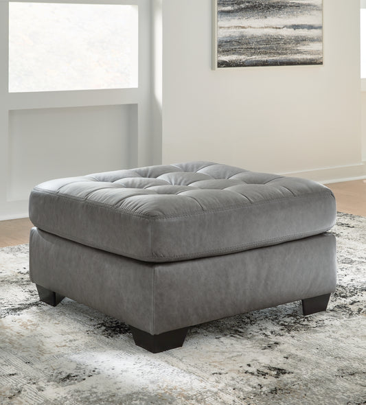The Furniture Outlets - Ashley Furniture - Clairette Court Living Room - Oversized Accent Ottoman / Alloy - 3150308