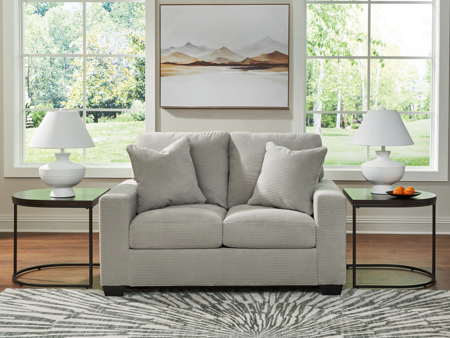 The Furniture Outlets - Ashley Furniture - Greenbriar Living Room - Loveseat / Smoke - PC3200535