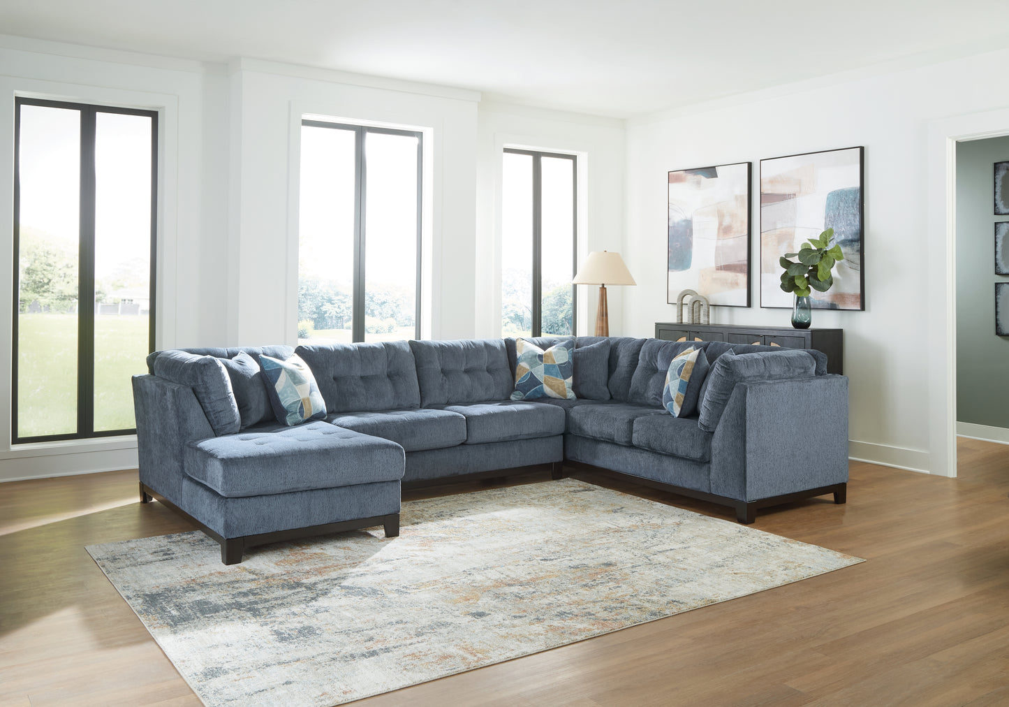 The Furniture Outlets - Ashley Furniture - Maxon Place Sectional - 3-Piece Sectional with Chaise / Stone - 33004S2