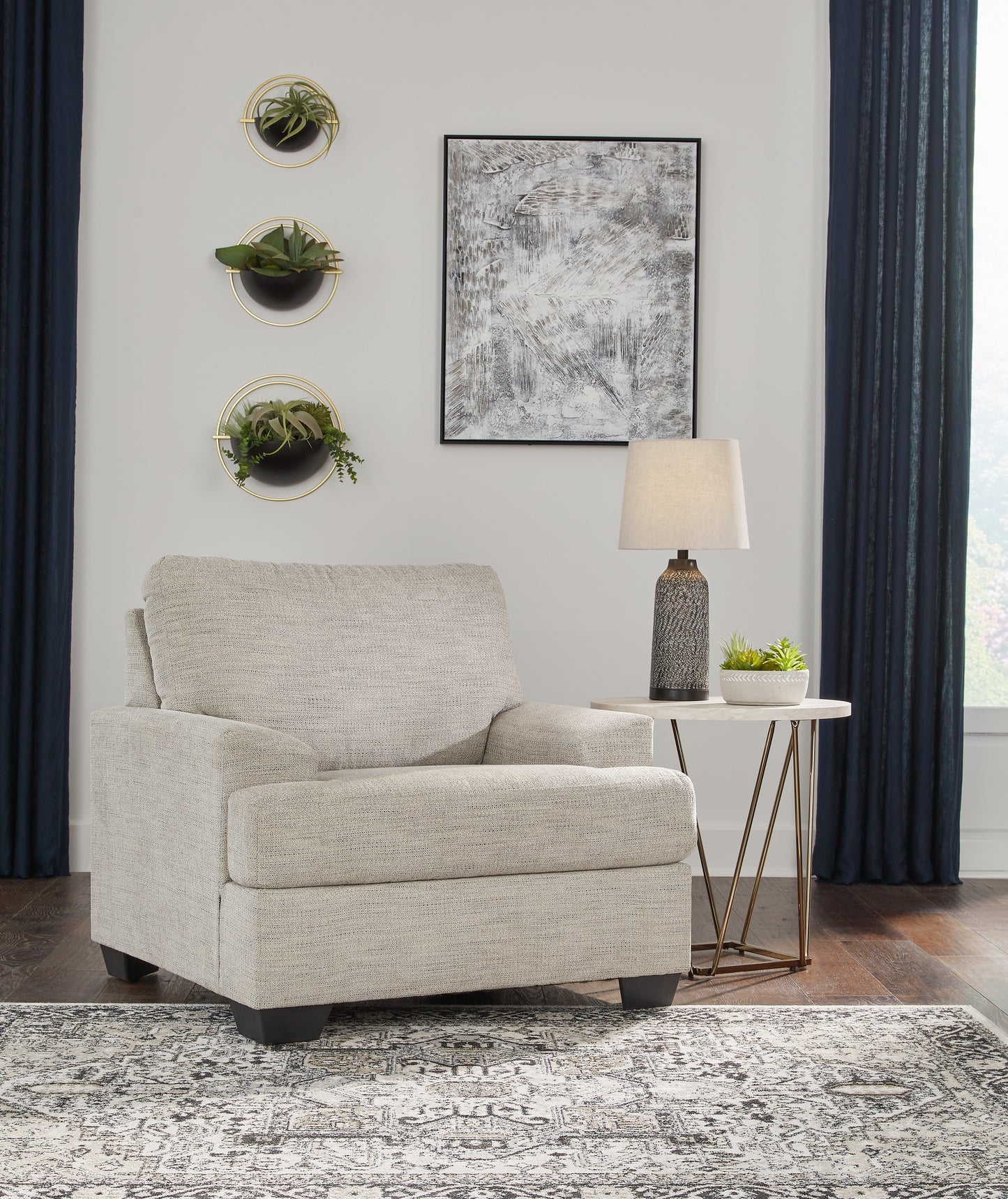 The Furniture Outlets - Ashley Furniture - Vayda Living Room - Chair / Pebble - 3310420