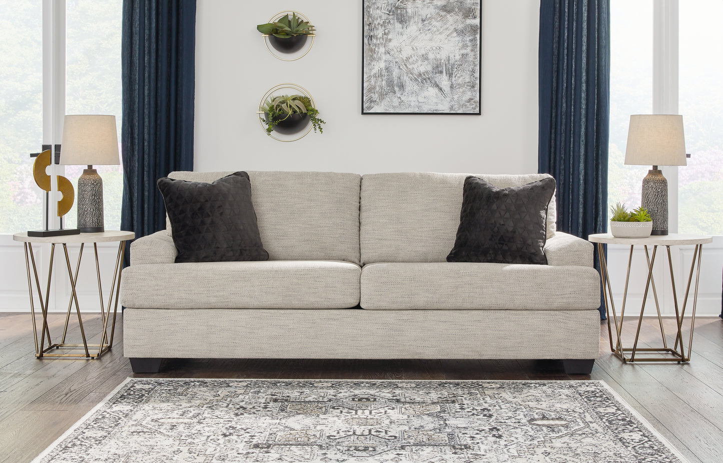 The Furniture Outlets - Ashley Furniture - Vayda Living Room - Sofa / Pebble - 3310438