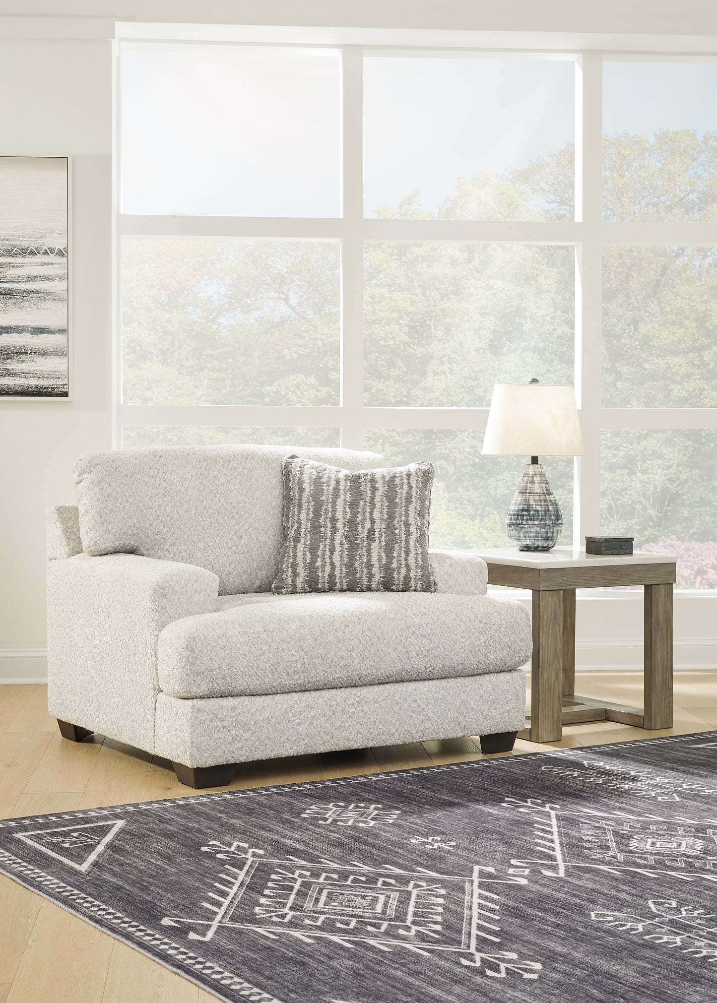 The Furniture Outlets - Ashley Furniture - Brebryan Living Room - Chair and a Half / Flannel - 3440123