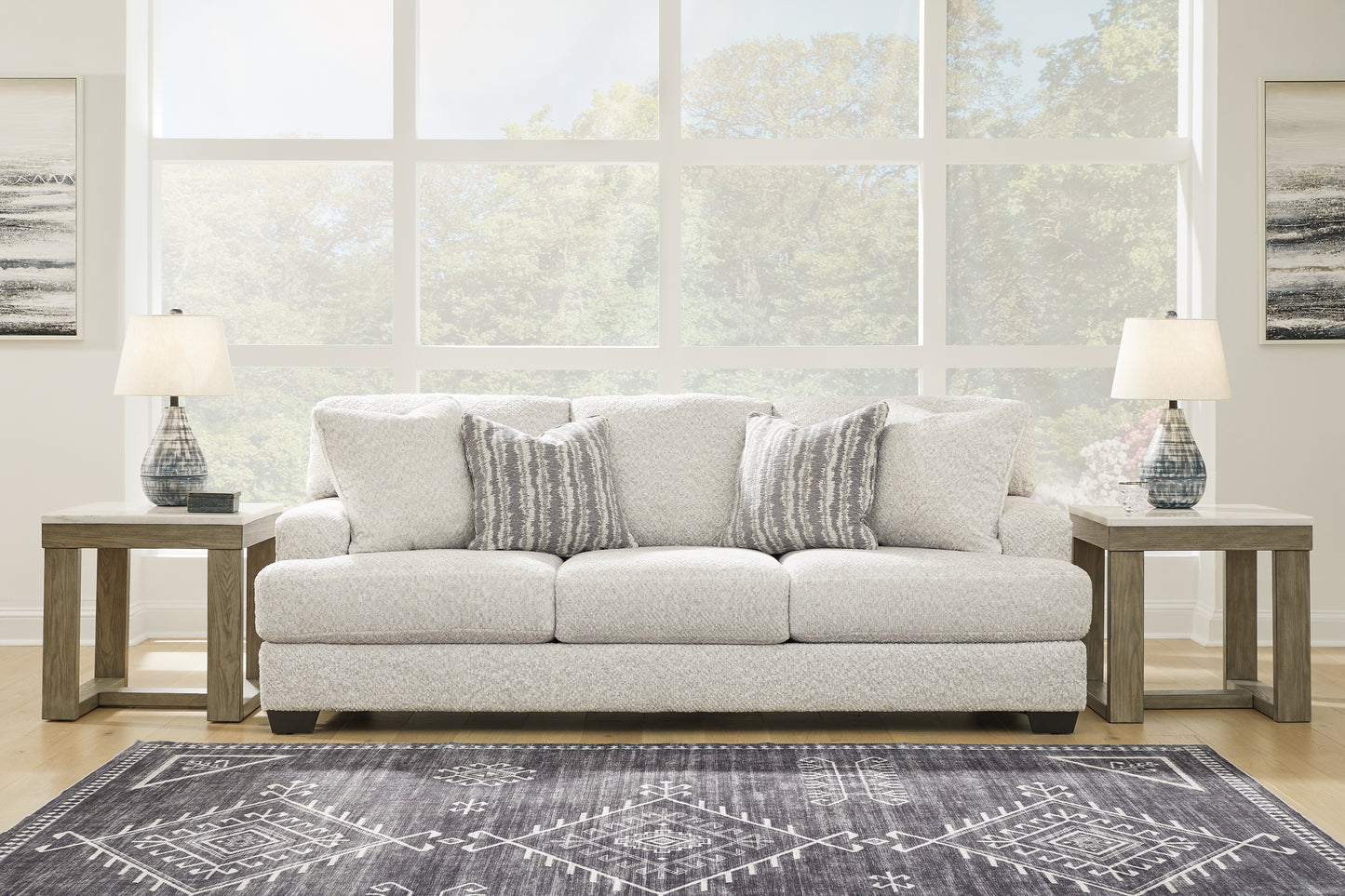 The Furniture Outlets - Ashley Furniture - Brebryan Living Room - Sofa / Flannel - 3440138