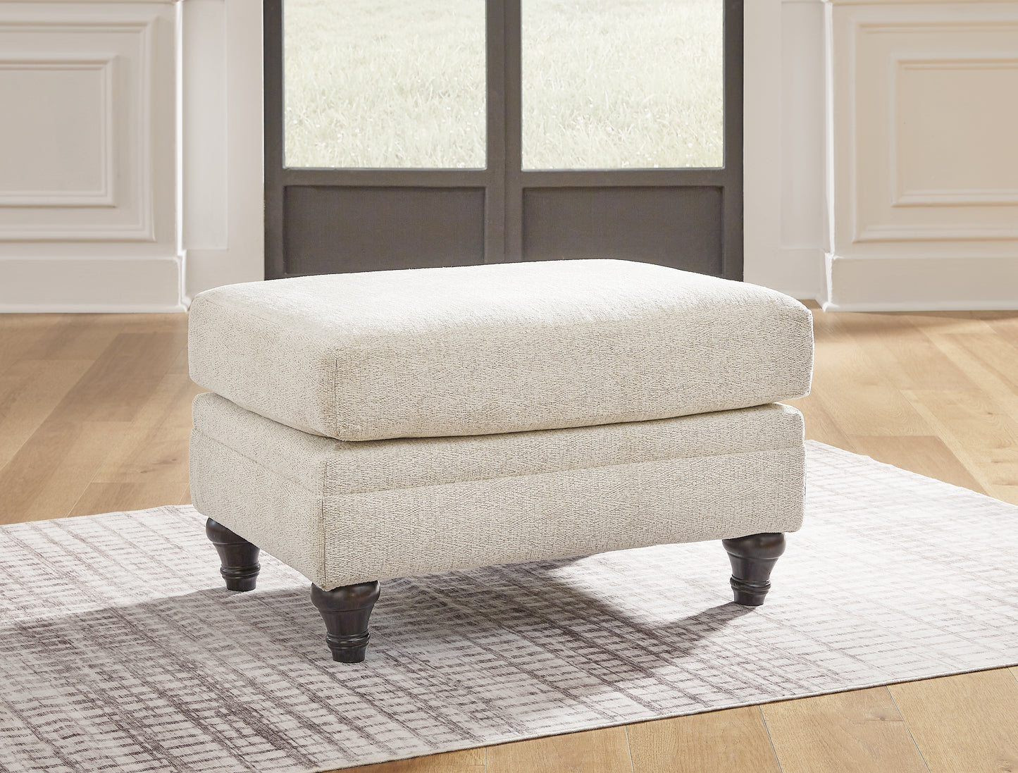 The Furniture Outlets - Ashley Furniture - Valerani Living Room - Ottoman / Sandstone - 3570214