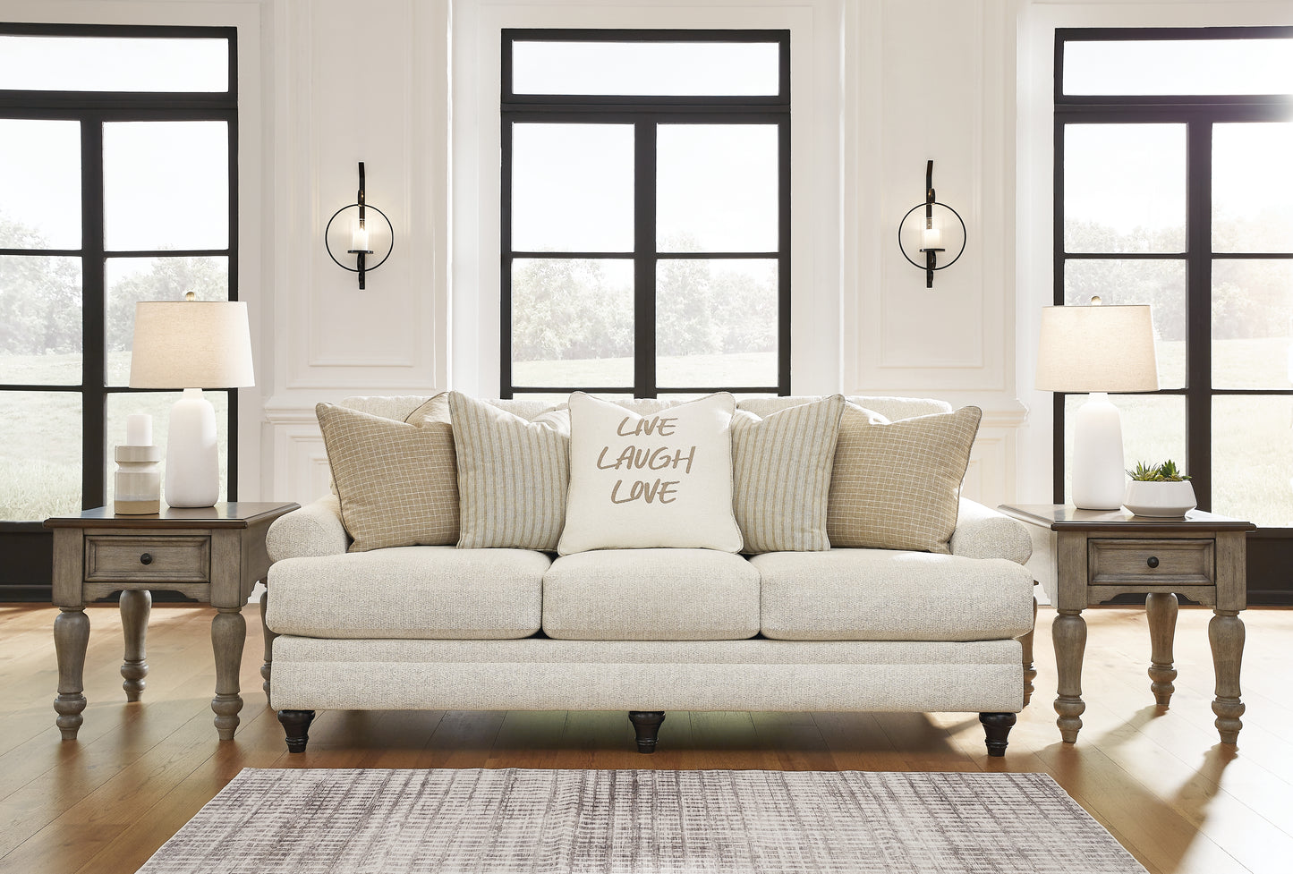 The Furniture Outlets - Ashley Furniture - Valerani Living Room - Loveseat / Sandstone - 3570235