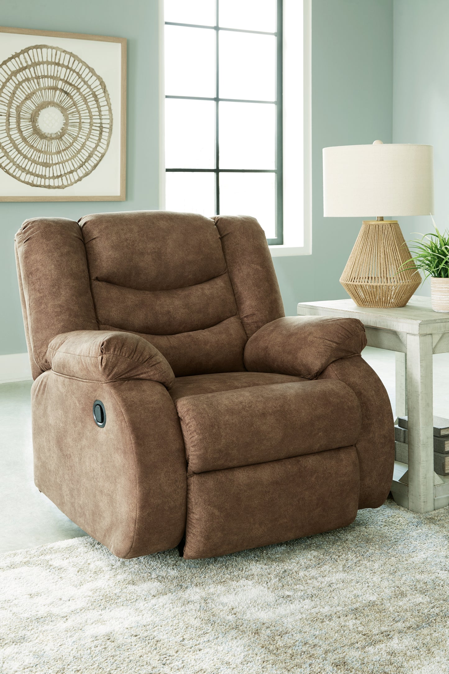 The Furniture Outlets - Ashley Furniture - Partymate Living Room - Rocker Recliner / Brindle - 3690225
