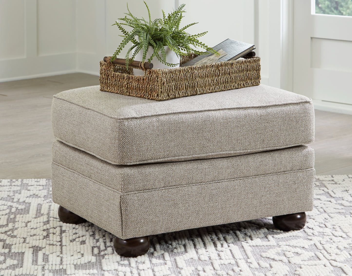 The Furniture Outlets - Ashley Furniture - Gaelon Living Room - Ottoman / Dune - 3730714