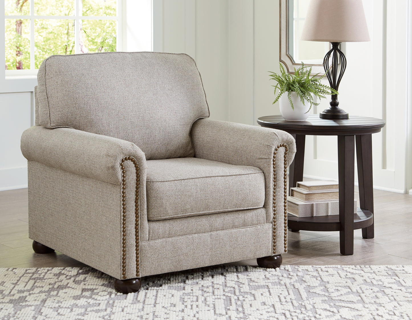 The Furniture Outlets - Ashley Furniture - Gaelon Living Room - Chair / Dune - 3730720
