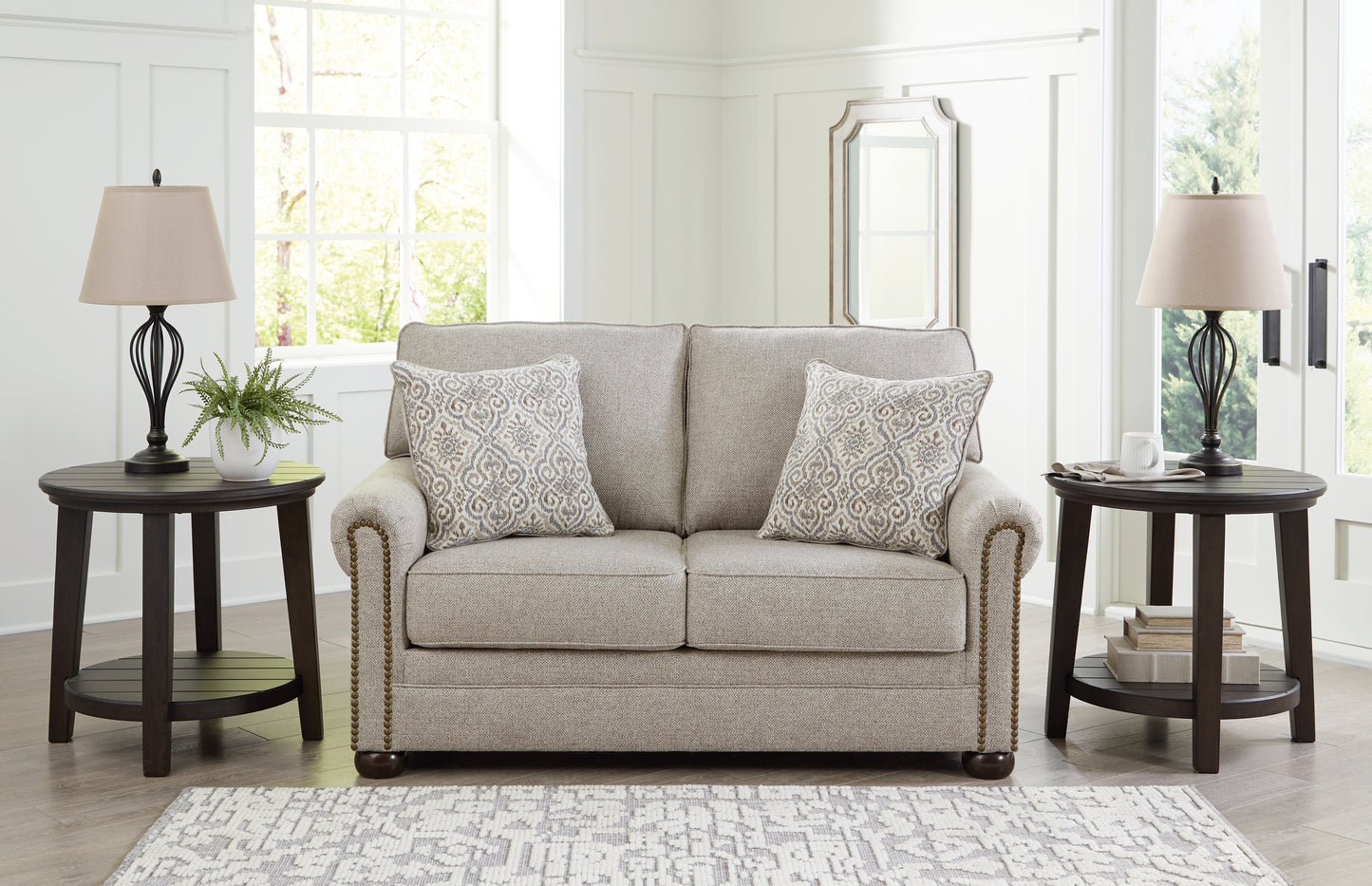 The Furniture Outlets - Ashley Furniture - Gaelon Living Room - Loveseat / Dune - 3730735