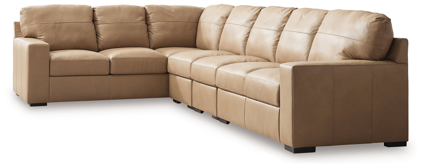 The Furniture Outlets - Ashley Furniture - Bandon Sectional - LAF 4-Piece Sectional / Toffee - 38006S5