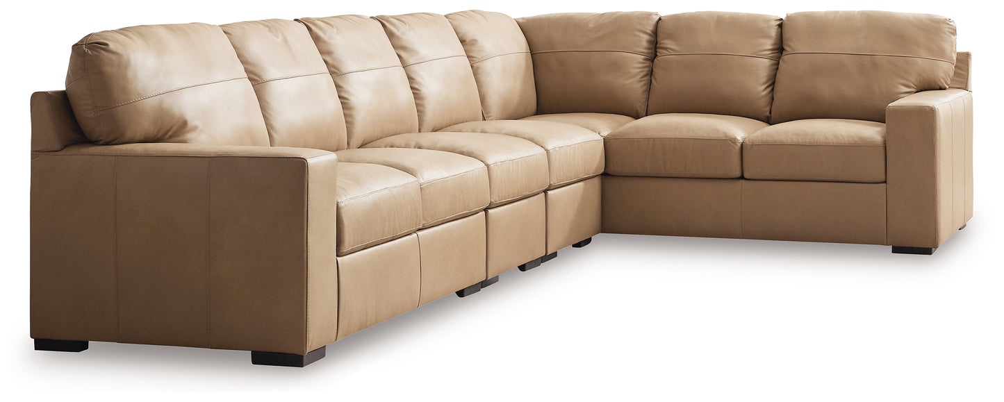 The Furniture Outlets - Ashley Furniture - Bandon Sectional - RAF 4-Piece Sectional / Toffee - 38006S6