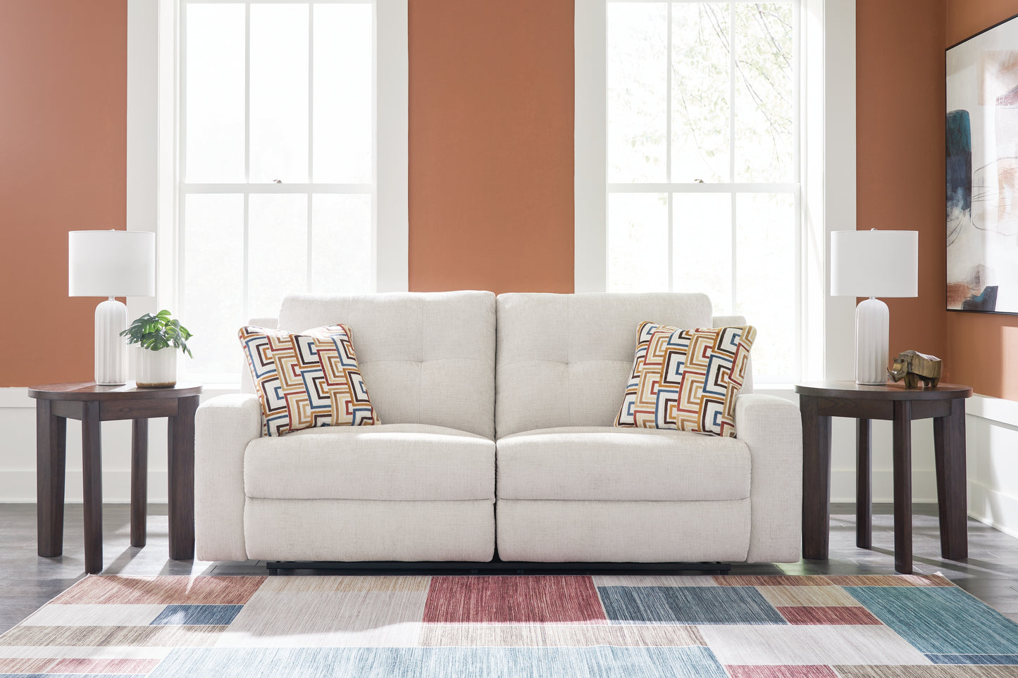 The Furniture Outlets - Ashley Furniture - Danum Living Room - 2 Seat Reclining Sofa / Stone - 3880581