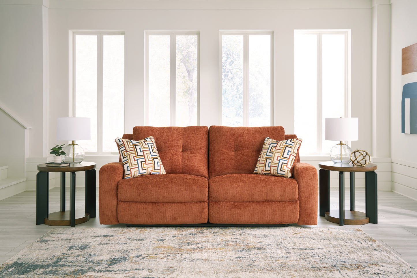 The Furniture Outlets - Ashley Furniture - Danum Living Room - 2 Seat Reclining Sofa / Spice - 3880781