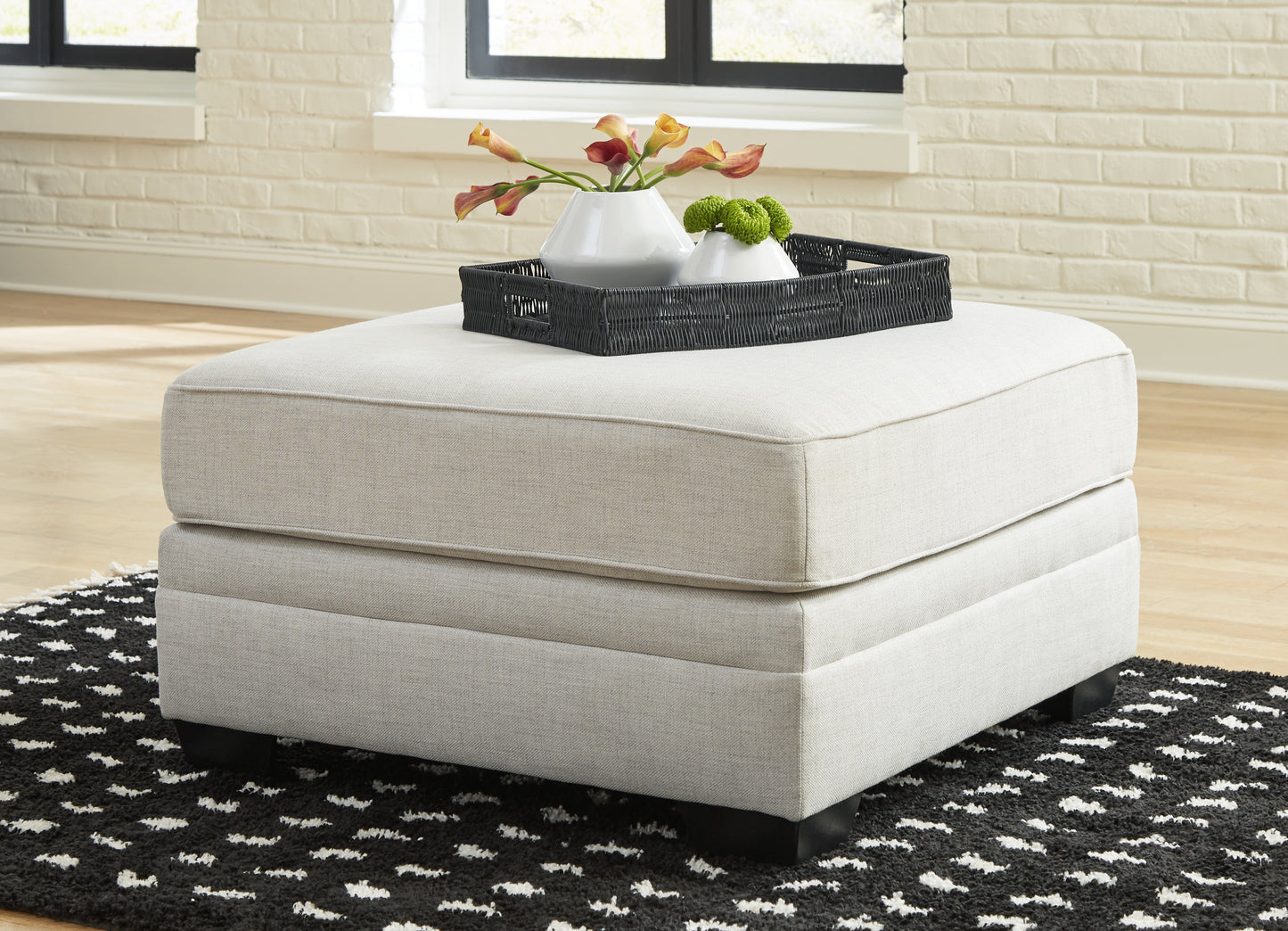 The Furniture Outlets - Ashley Furniture - Huntsworth Living Room - Oversized Accent Ottoman / Dove Gray - 3970208