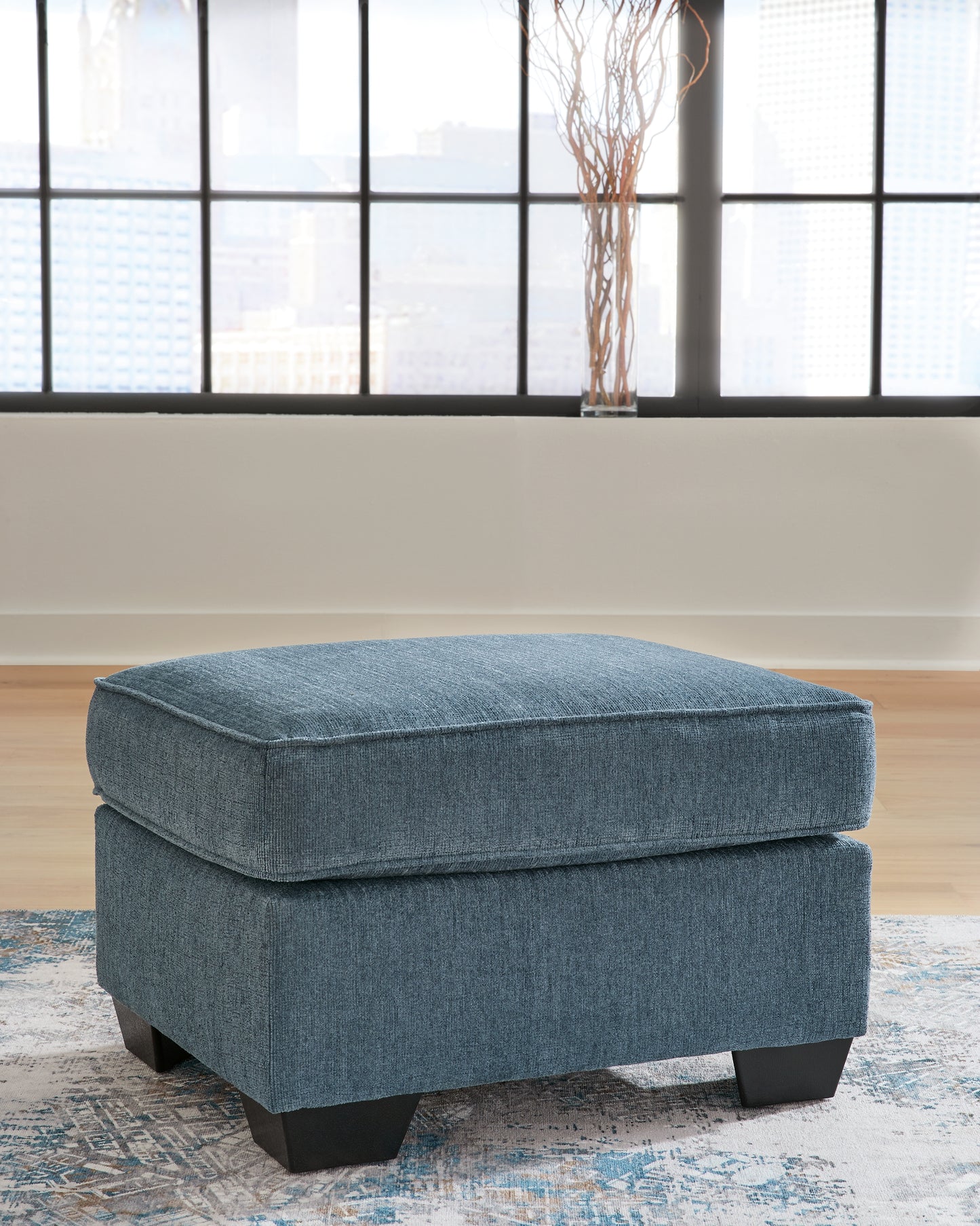 The Furniture Outlets - Ashley Furniture - Cashton Living Room - Ottoman / Blue - 4060514