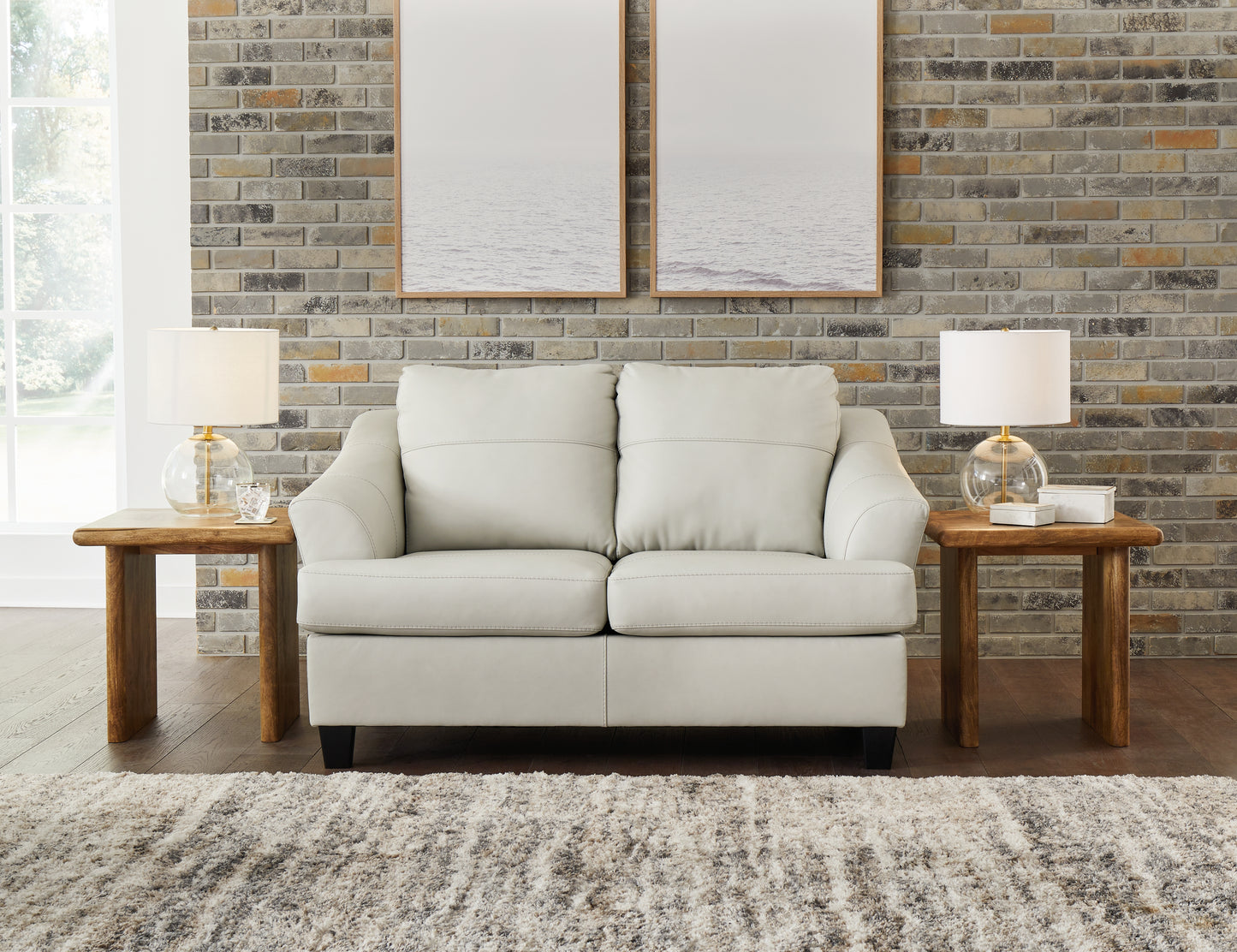 The Furniture Outlets - Ashley Furniture - Genoa Living Room - Loveseat / Coconut - 4770435