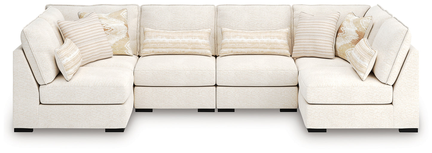The Furniture Outlets - Ashley Furniture - Donelson Creek Sectional - 6-Piece Sectional / Vanilla - 48002S3