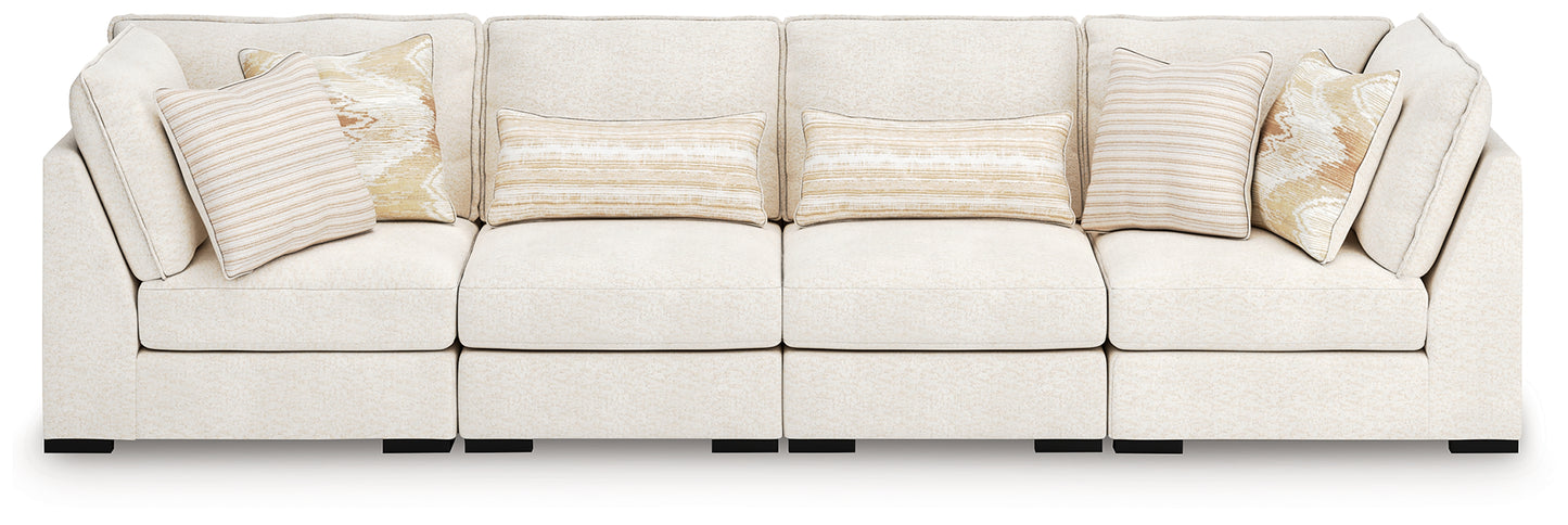 The Furniture Outlets - Ashley Furniture - Donelson Creek Sectional - 4-Piece Sectional / Vanilla - 48002S2