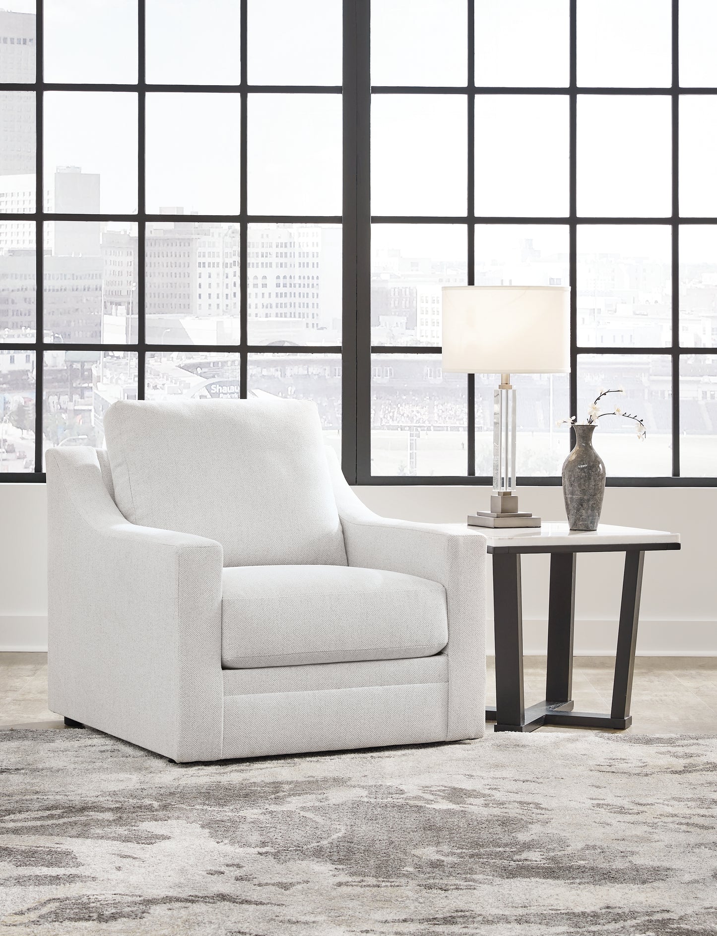 The Furniture Outlets - Ashley Furniture - Maitelynn Living Room - Chair / Chalk - 4820220