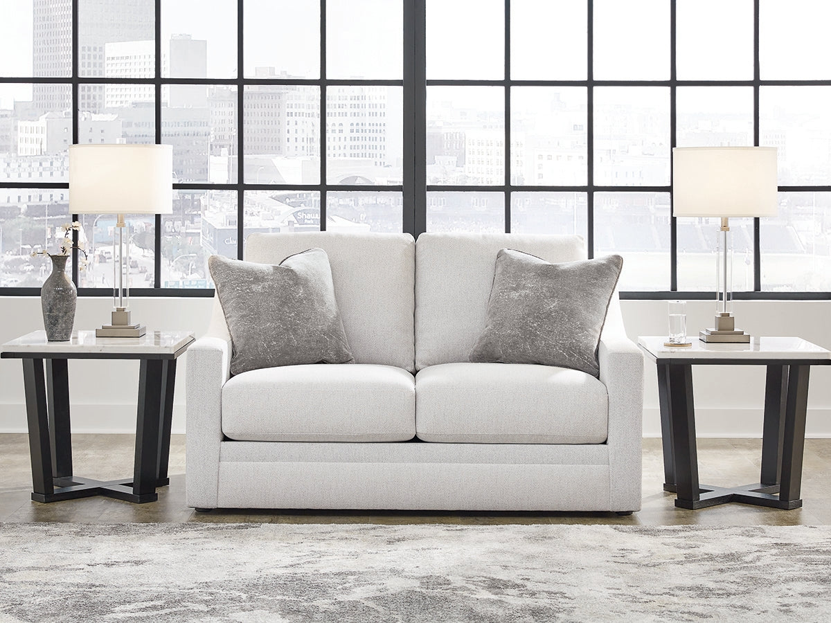 The Furniture Outlets - Ashley Furniture - Maitelynn Living Room - Loveseat / Chalk - 4820235