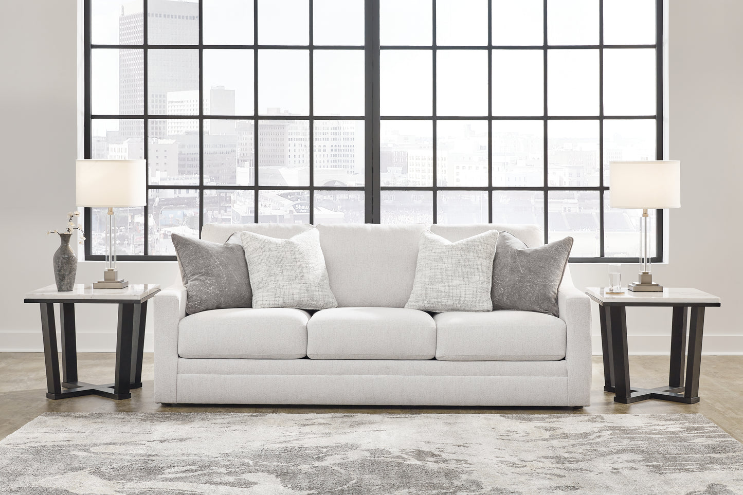 The Furniture Outlets - Ashley Furniture - Maitelynn Living Room - Sofa / Chalk - 4820238