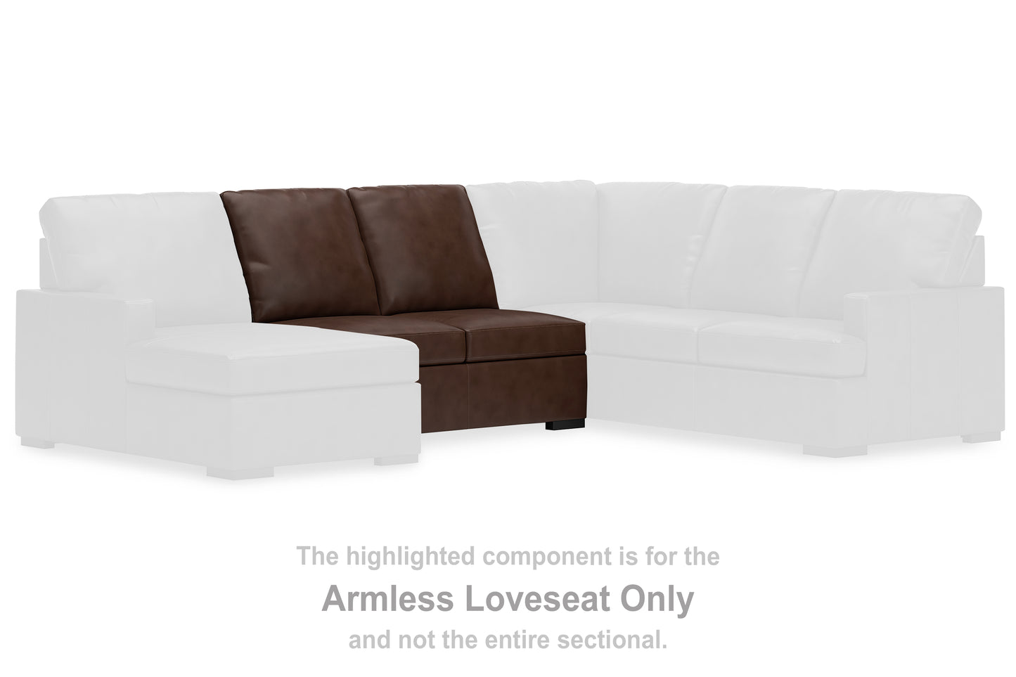 The Furniture Outlets - Ashley Furniture - McDowlan Sectional - Armless Loveseat / Coffee - PC4850434