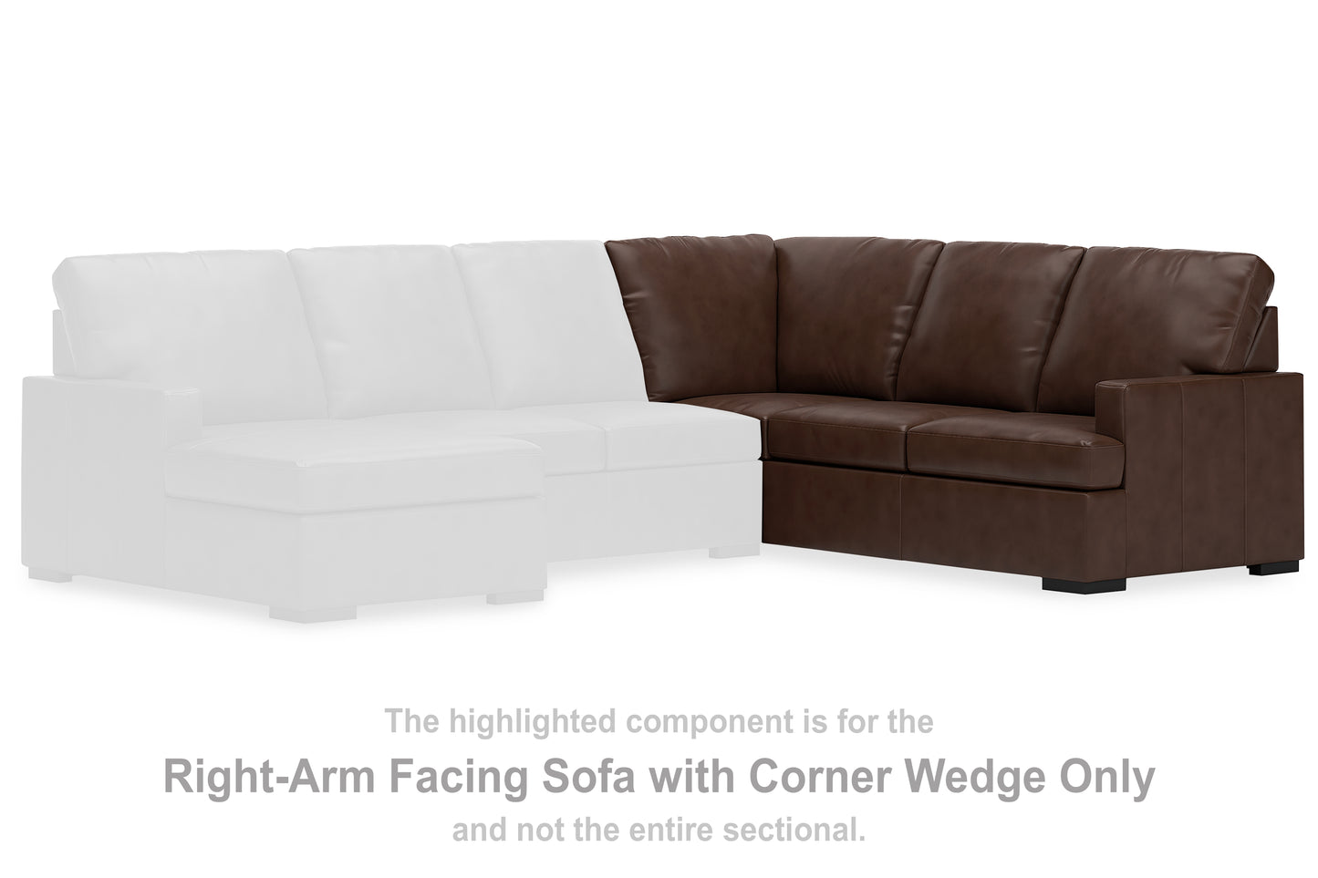 The Furniture Outlets - Ashley Furniture - McDowlan Sectional - RAF Sofa w/Corner Wedge / Coffee - PC4850449