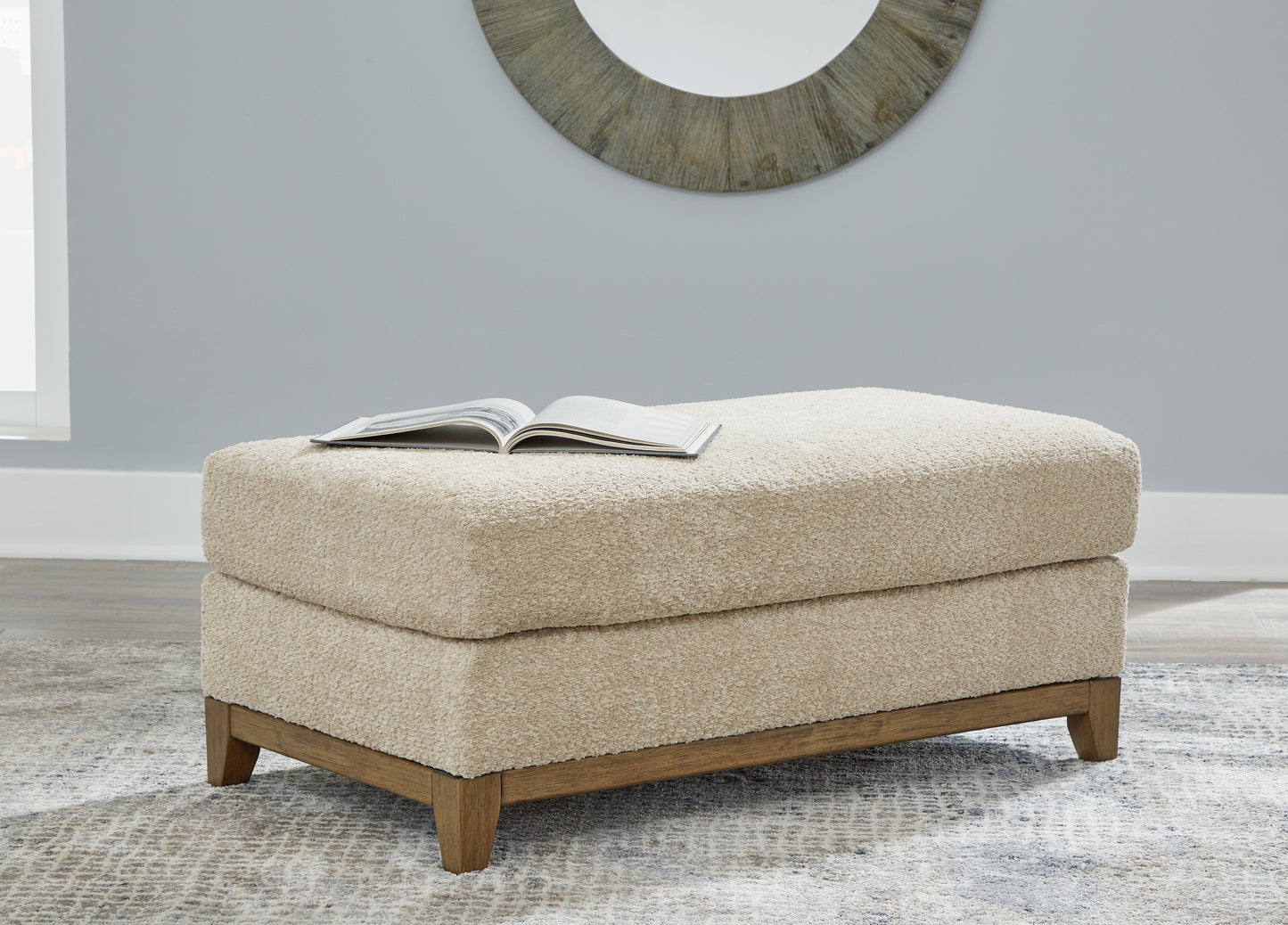The Furniture Outlets - Ashley Furniture - Parklynn Living Room - Ottoman / Desert - 4890214